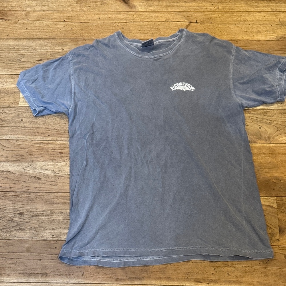 Nature Backs Faded Blue Short Sleeve Tee - Picture 2 of 5
